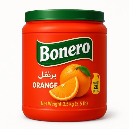 Bonero flavoured instant powder drink orange– 2.5kg/20L  
