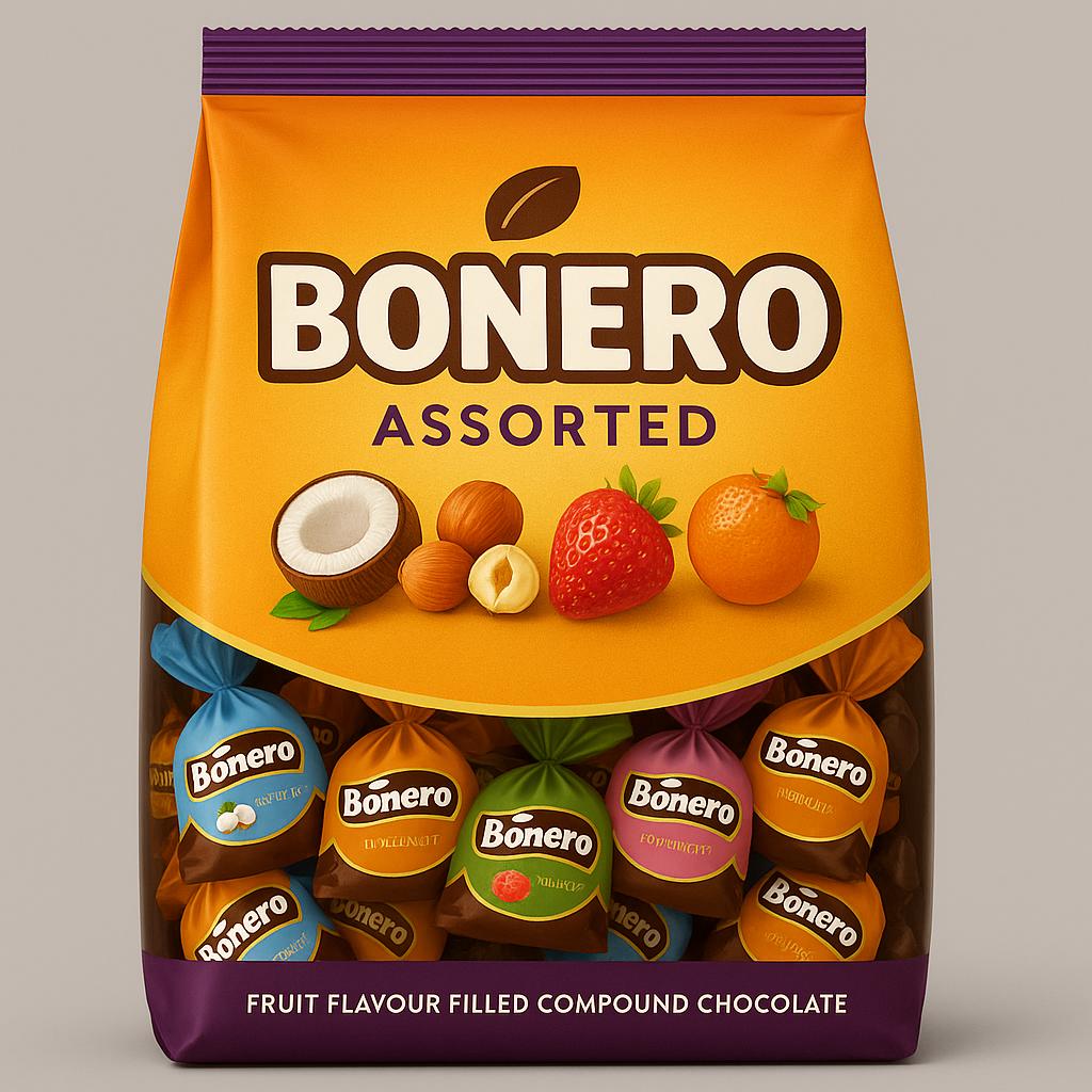 Bonero chocolate truffles 1000g PP bag