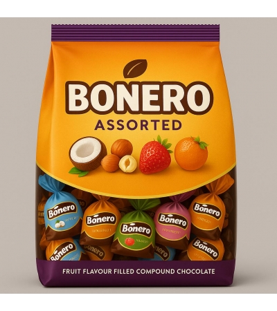 Bonero chocolate truffles 1000g PP bag