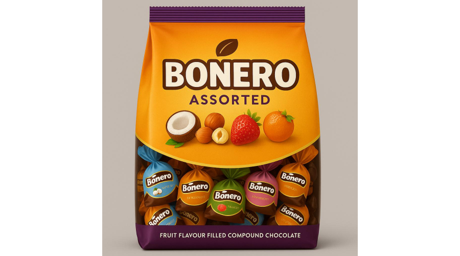 Bonero Ultimate Chocolate Truffles assorted  Flavors, Generous 1kg Pack