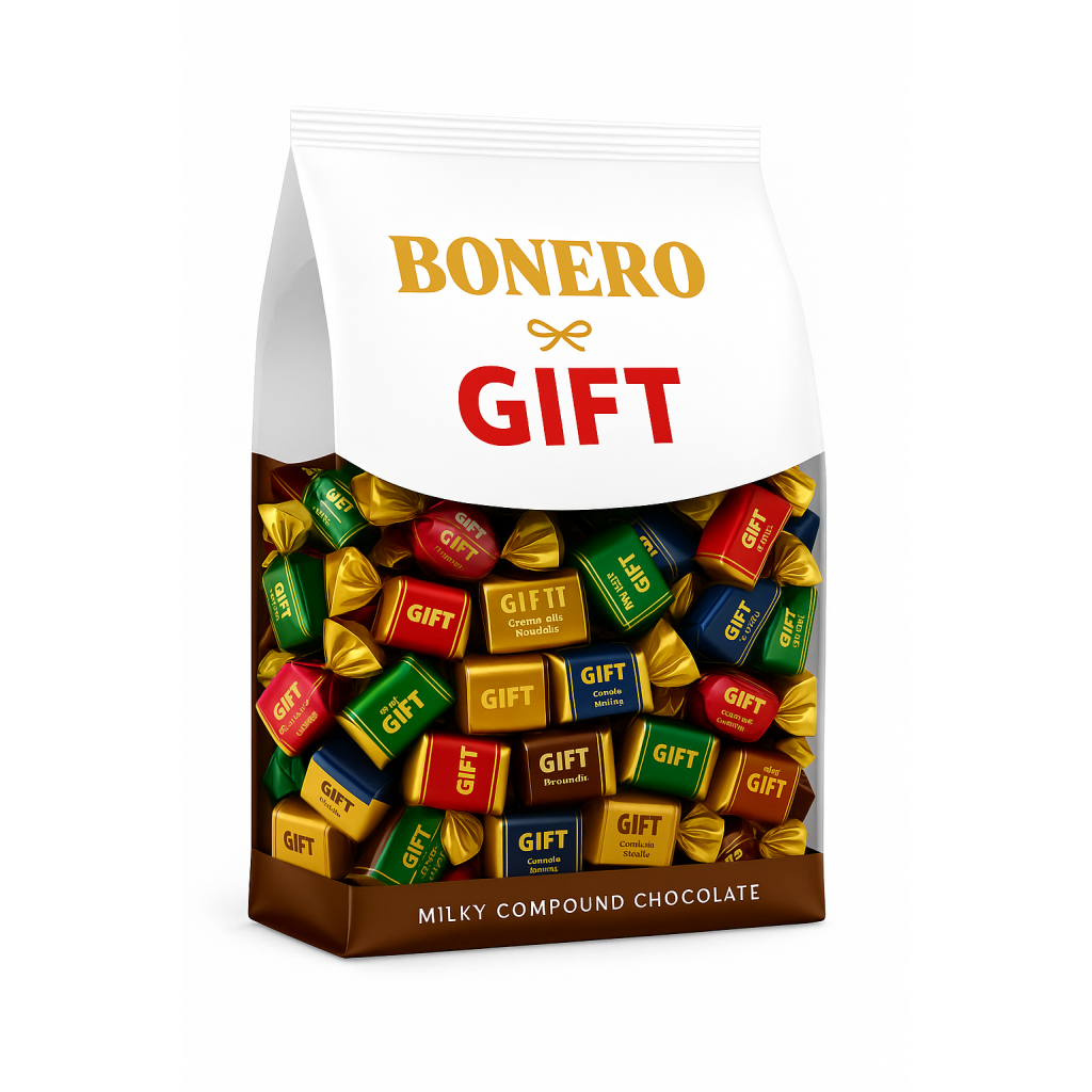 Bonero gift milky compound chocolate bag
