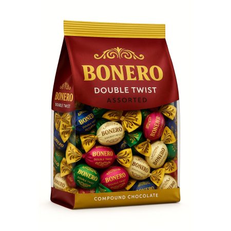 Bonero compound chocolate double twist assorted - Turkish manufacturer