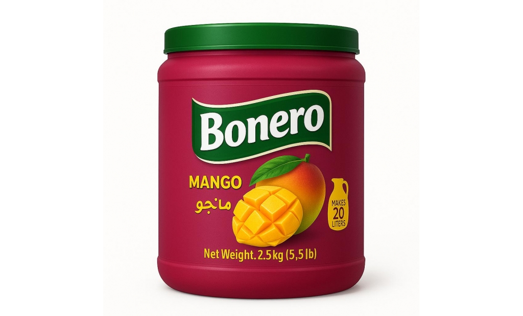 Bonero instant powder drink mango – 2.5kg/20L