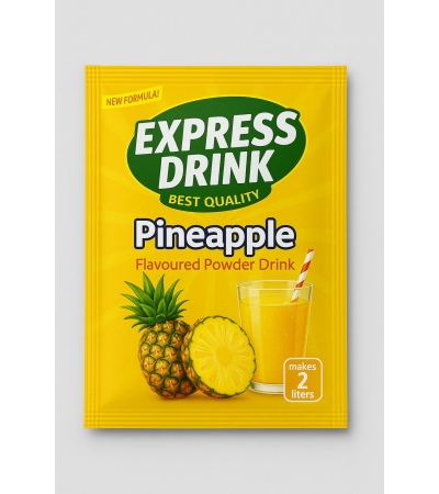 Express drink flavoured instant powder drink ananas – 10gr/2L  sachets 