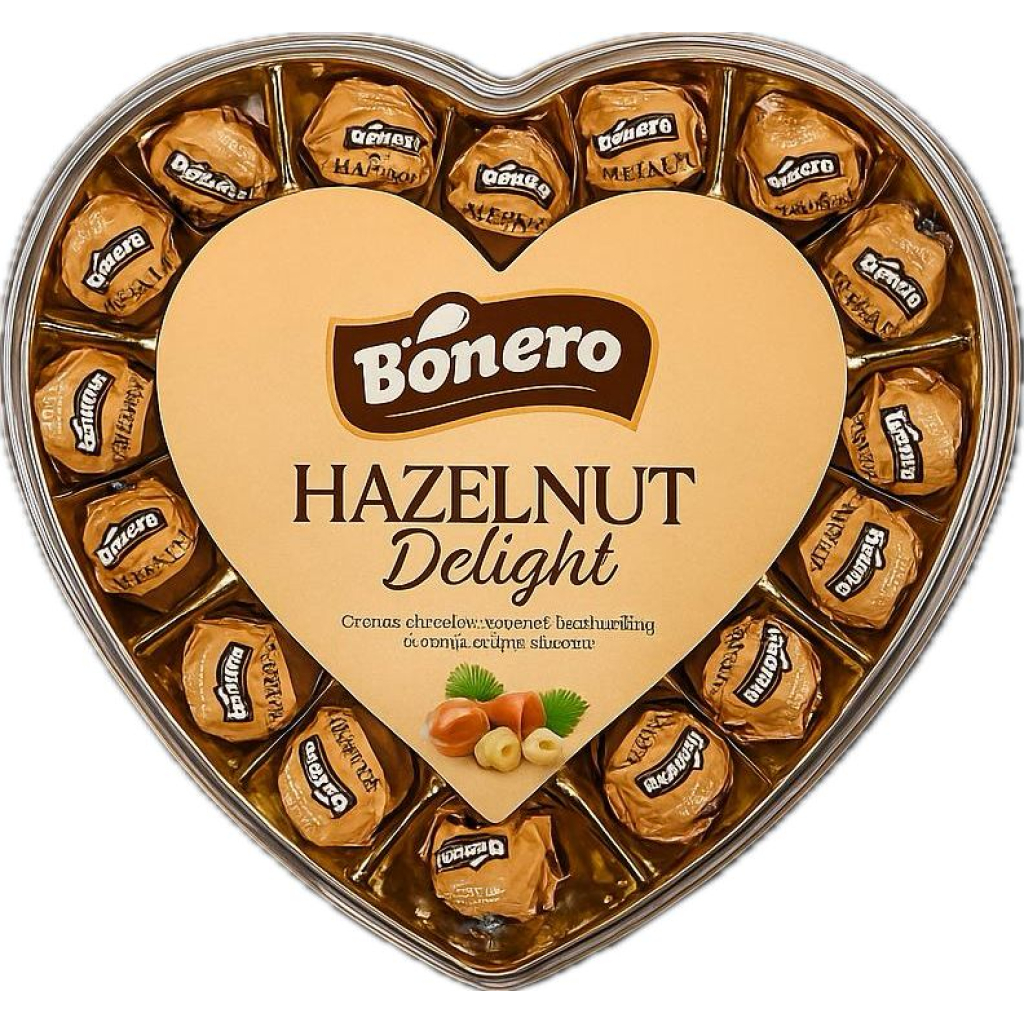 Bonero gift box - Chocolate truffles hazelnut cream 