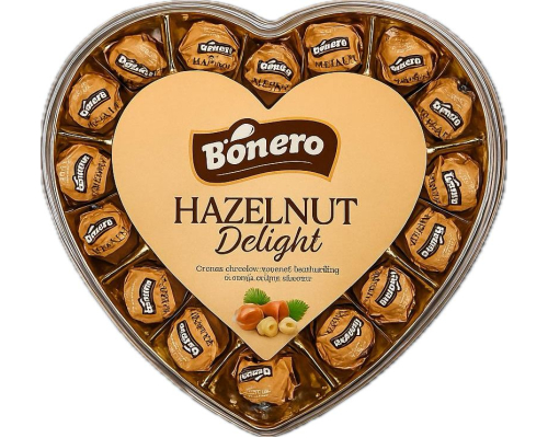 Hazelnut Truffle Moments: Positioning Bonero Chocolate Truffles Hazelnut Cream Gift Box