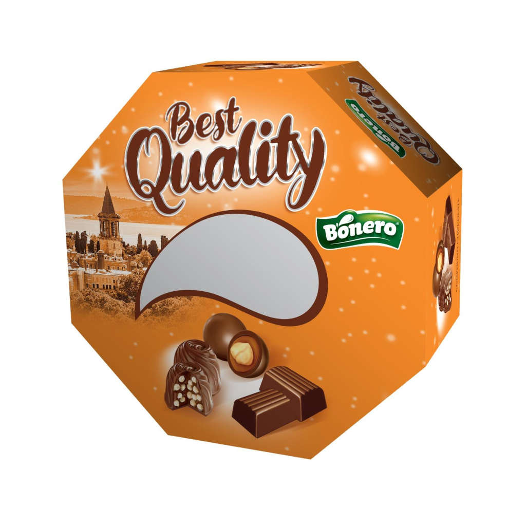 Bonero Gift Octagonal Carton box istanbul 300g
