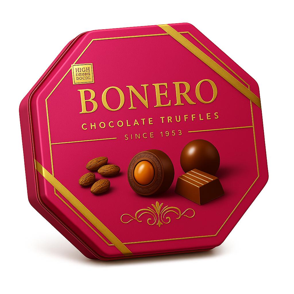 Bonero chocolate tin gift box 400gr 