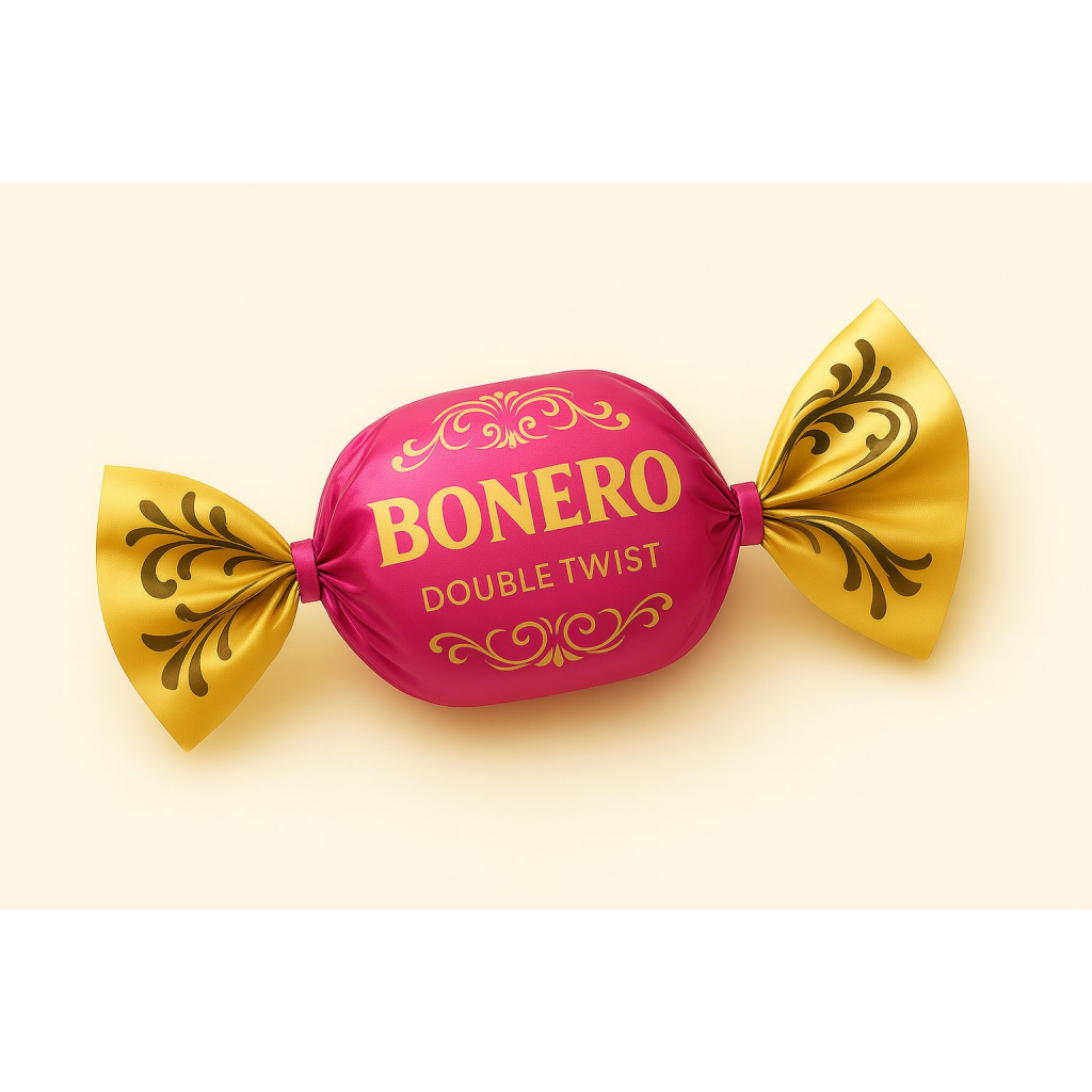 Bonero compound chocolate double twist - Made in Turkey 