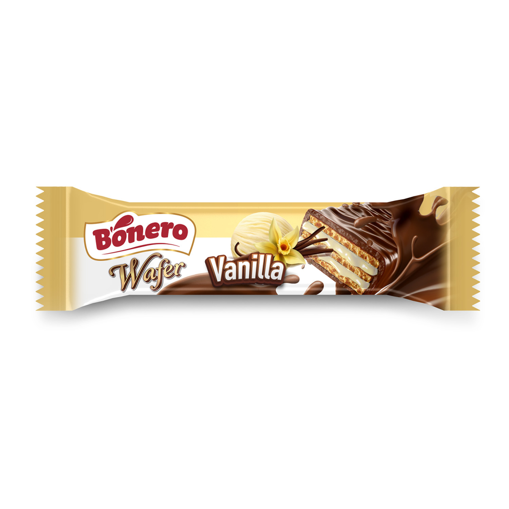 Bonero classic vanilla chocolate coated wafer 