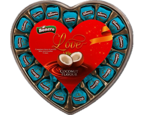 Coconut-Themed Gifting with Bonero Heart Shaped Chocolate Gift Box – Coconut Filling