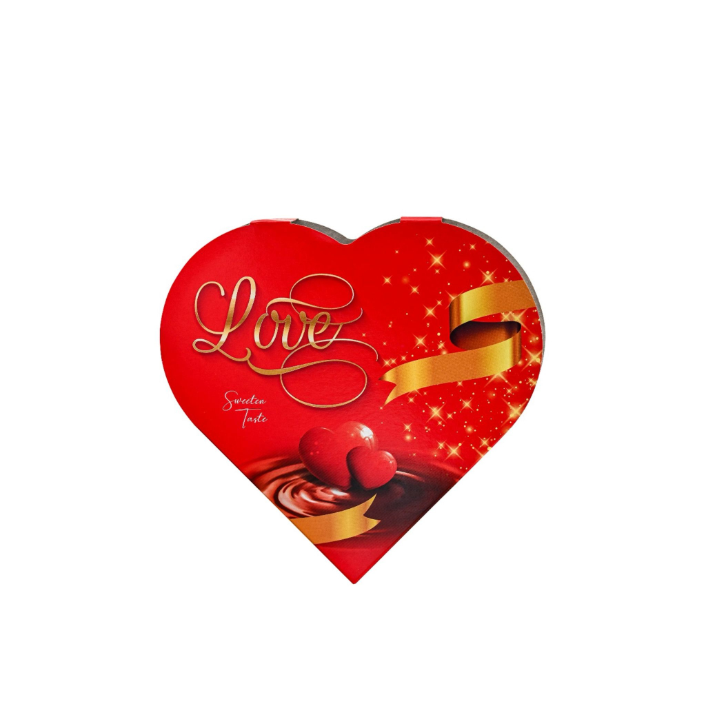 Bonero love heart carton chocolate gift box 