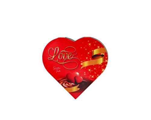 Bonero love heart carton chocolate gift box
