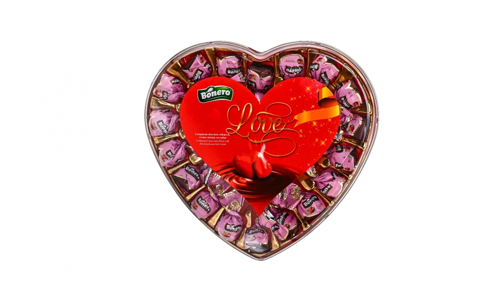 Bonero big heart chocolate gift box 