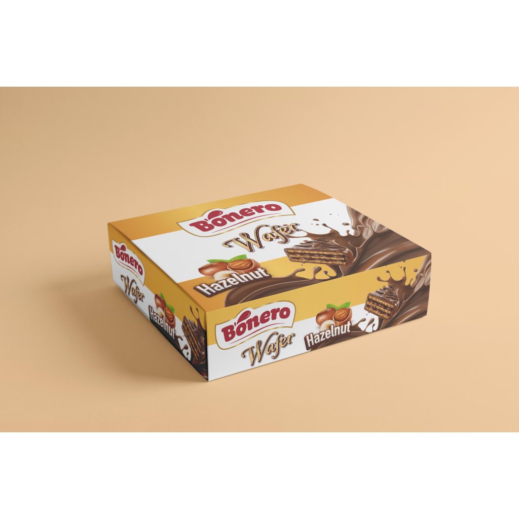 Bonero hazelnut brown chocolate wafer finger bar