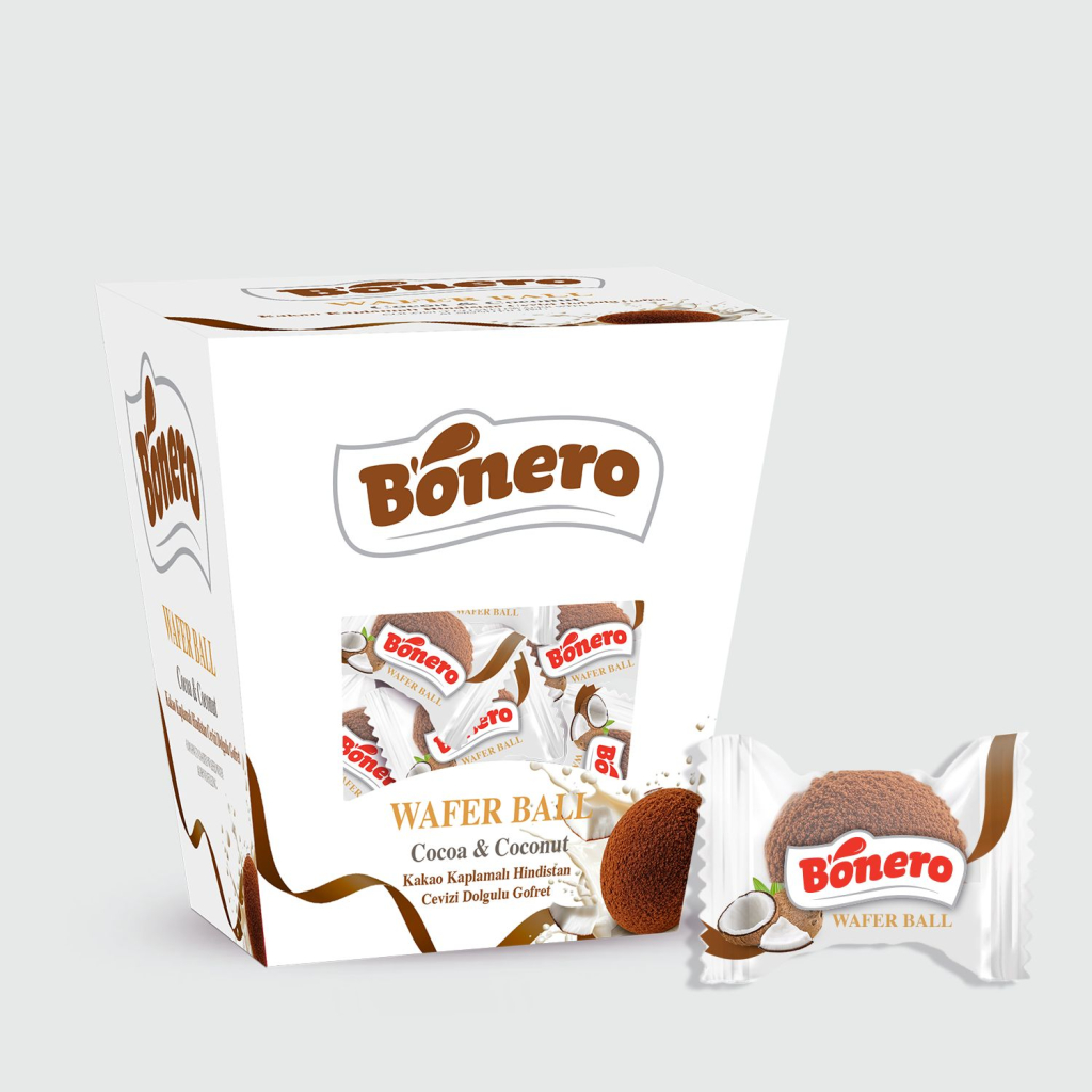 Bonero wafer ball with cocoa cream box 150g 