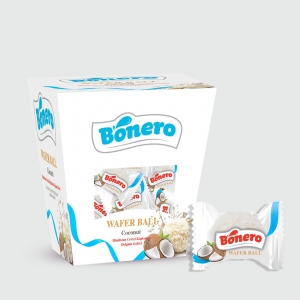 Bonero coconut wafer ball with coconut cream 150g box