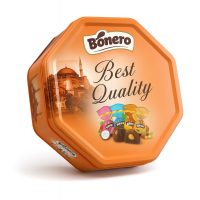 Bonero assorted chocolate christmas 500gr tin gift box 