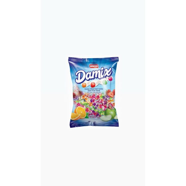 Damix soft center filled toffee assorted 1kg  Bag
