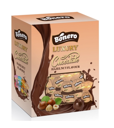 Bonero cream filled truffles 2kg - Hazelnut