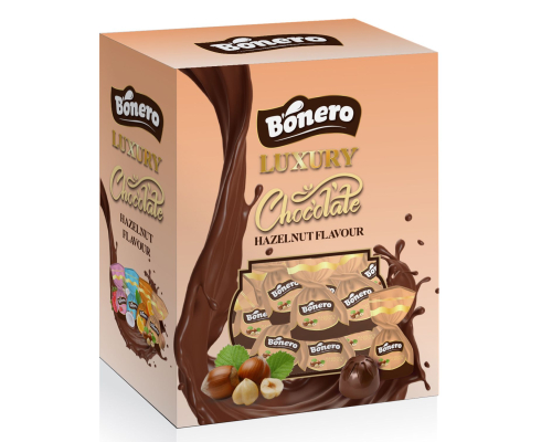 Everyday Indulgence: Bonero Truffle with Hazelnut Flavored Cream Filling as a Hero SKU