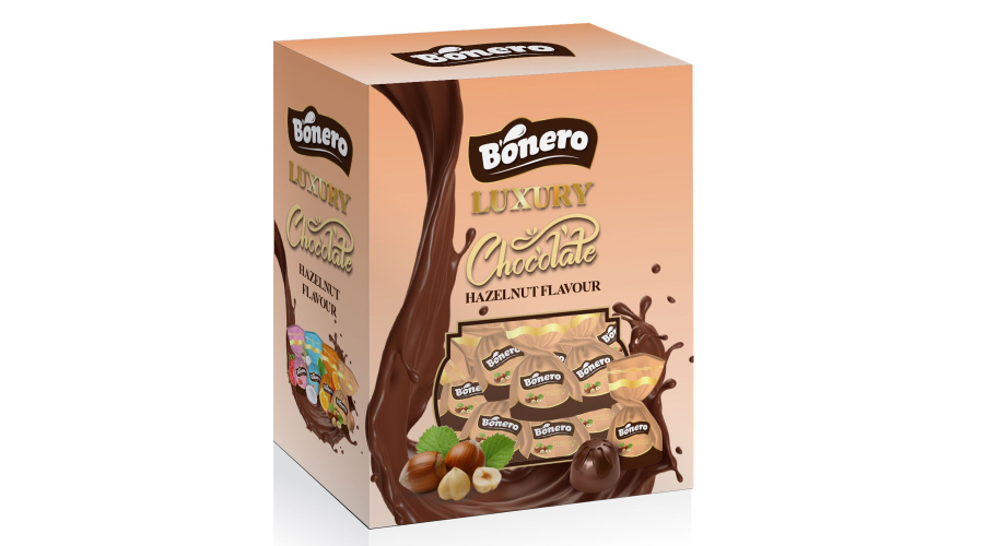 Everyday Indulgence: Bonero Truffle with Hazelnut Flavored Cream Filling as a Hero SKU