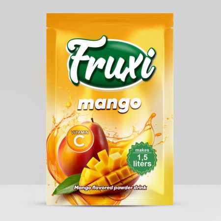 Fruxi flavoured instant powder drink mango– 9gr/1.5L  sachets 