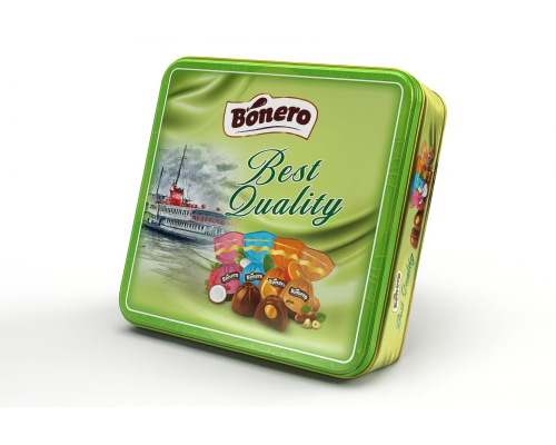 Green Square Chocolate Gift Box Manufacturer from Turkey