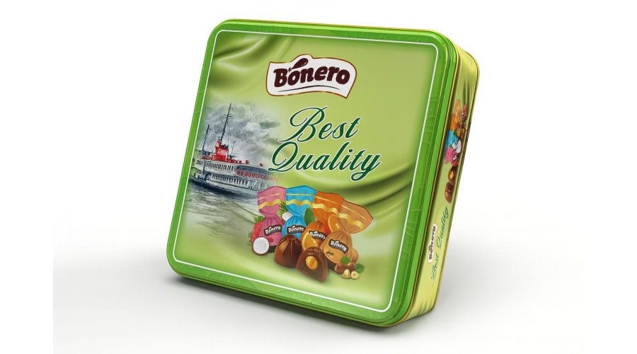 Green Square Chocolate Gift Box Manufacturer from Turkey