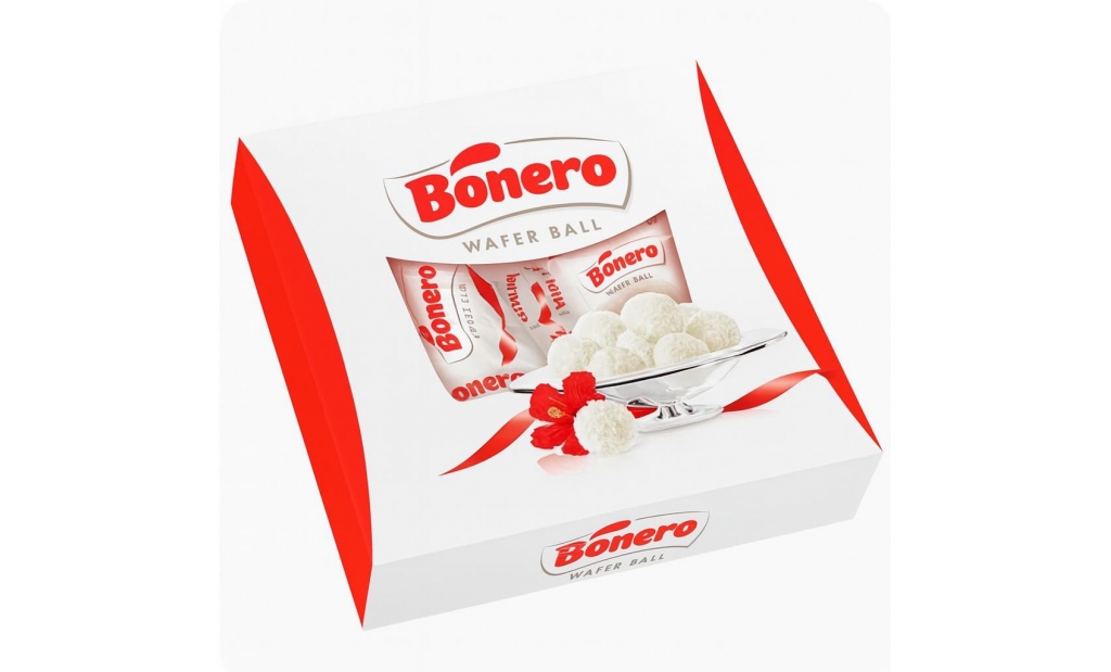 Bonero coconut wafer ball with coconut cream 240g 