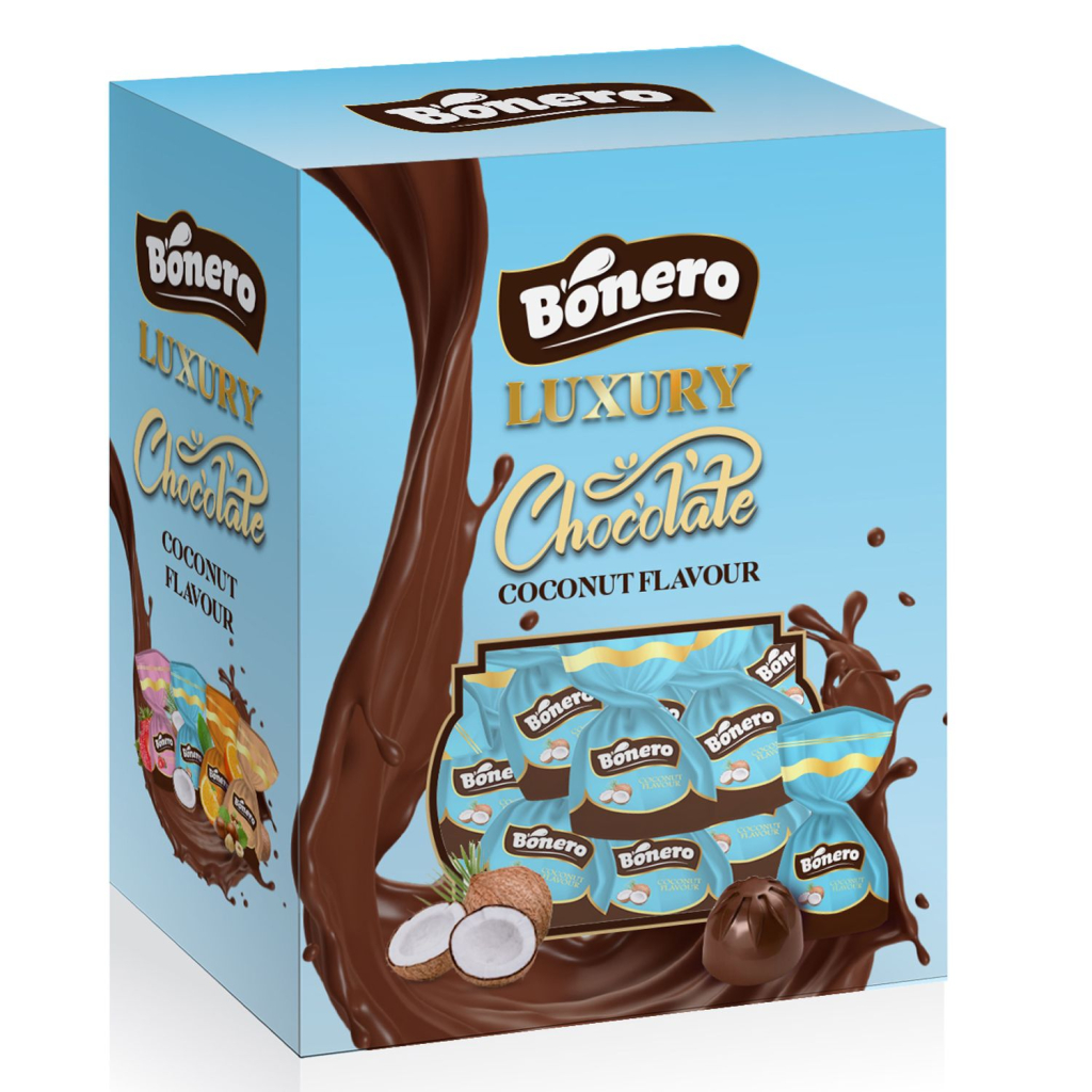 Bonero chocolate truffles coconut filling