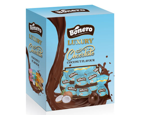 Bonero Chocolate Truffles with Coconut Filling: Crafting a Tropical Premium Segment