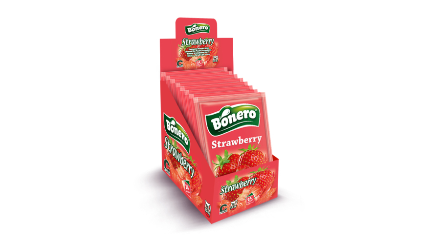 Boosting Sales with Bonero Strawberry Instant Powder Juice (9g/1.5L) in Family Channels