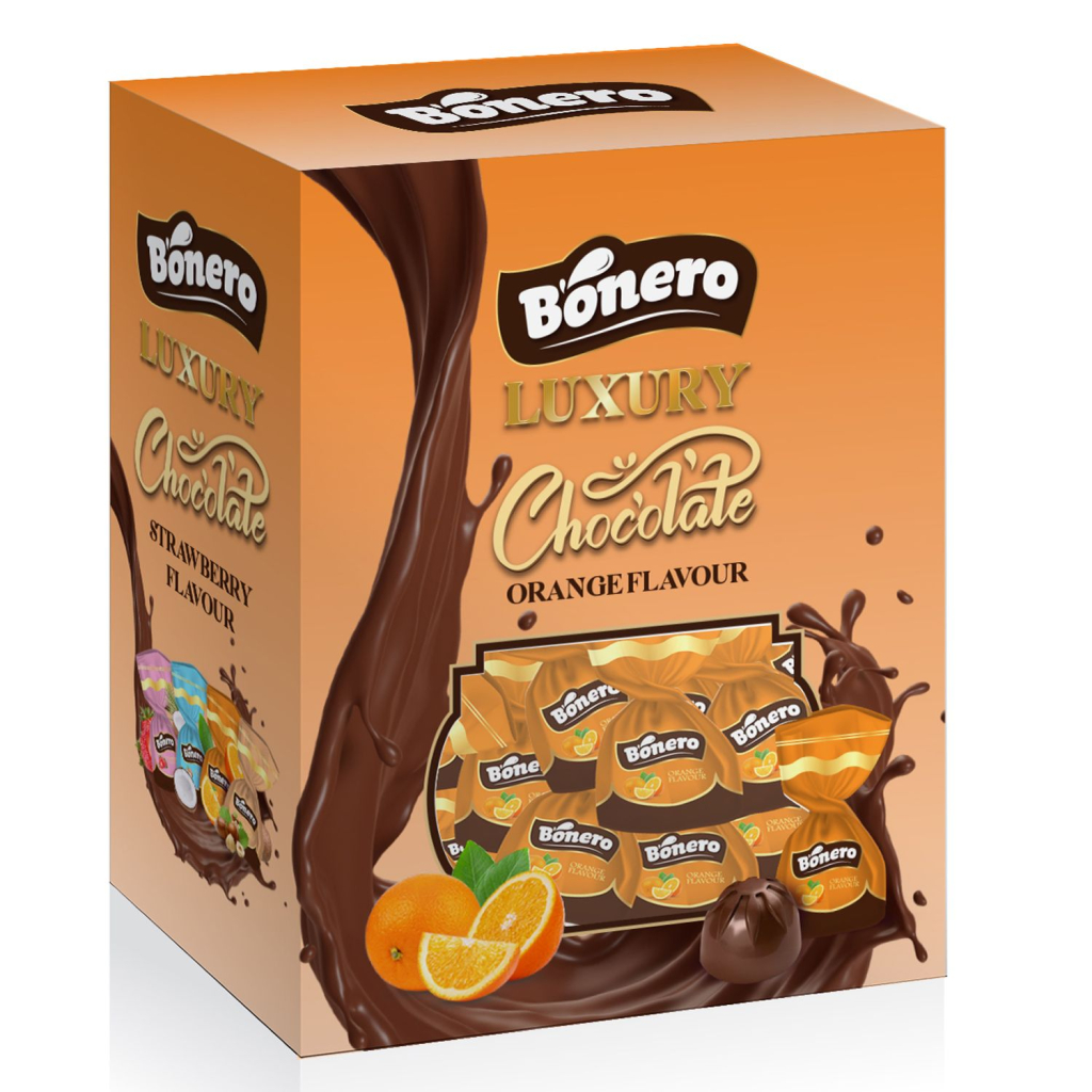 Bonero compound chocolate orange flavour 2kg 