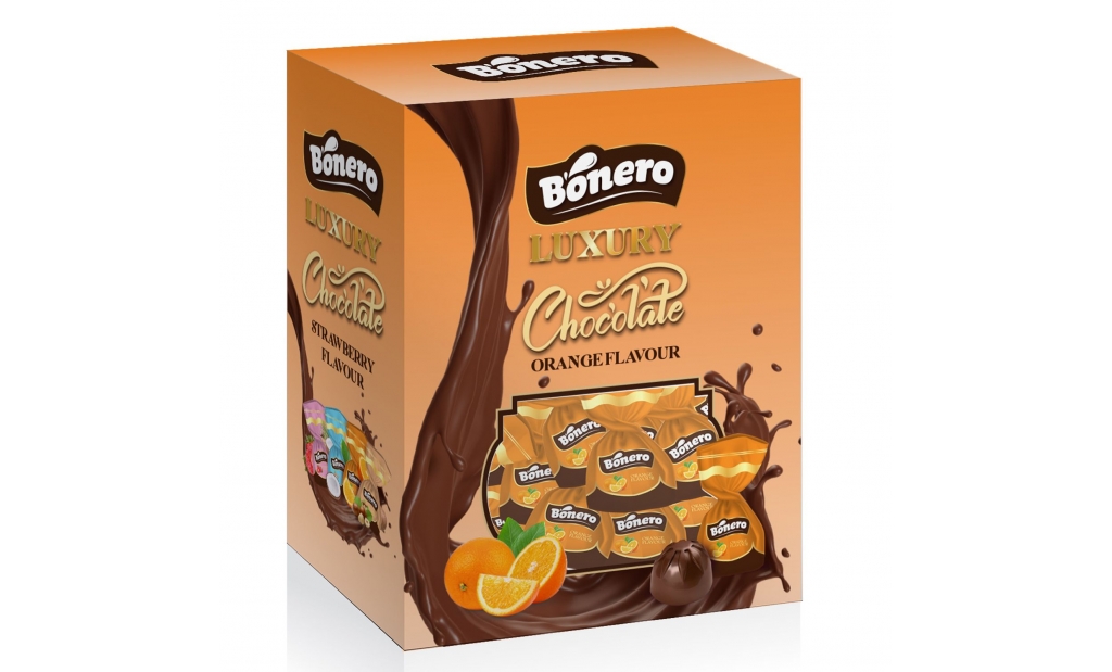 Bonero compound chocolate orange flavour 2kg 