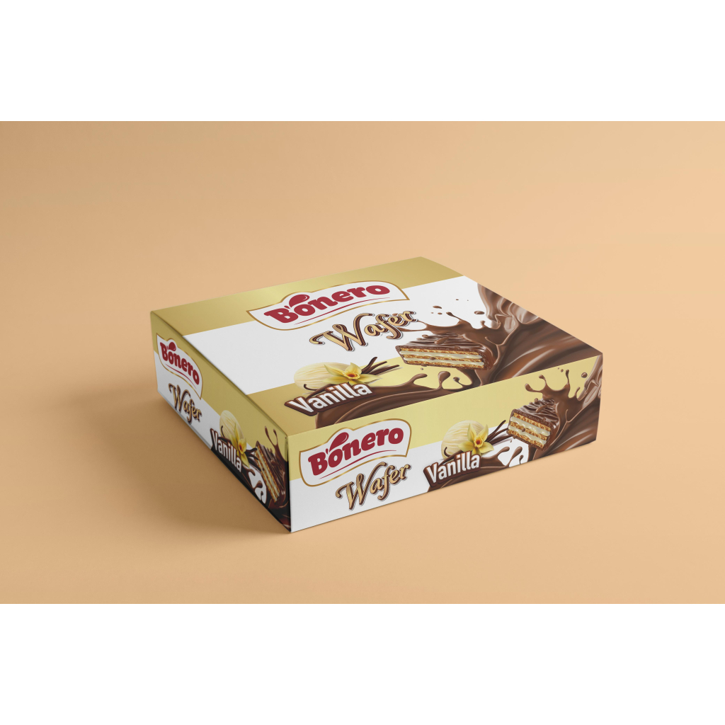 Bonero chocolate 40g wafer with vanilla