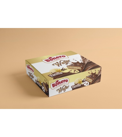 Bonero chocolate 40g wafer with vanilla