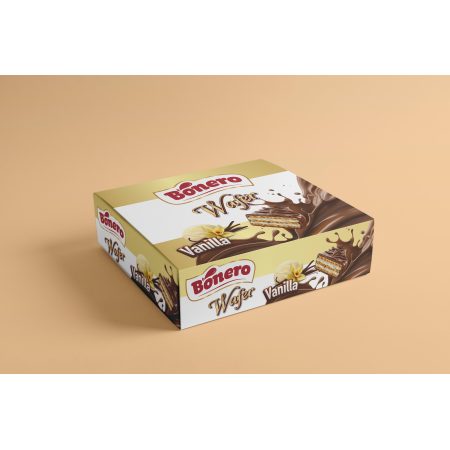 Bonero chocolate 40g wafer with vanilla