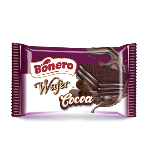 Bonero cocoa 35g wafer with milk cream