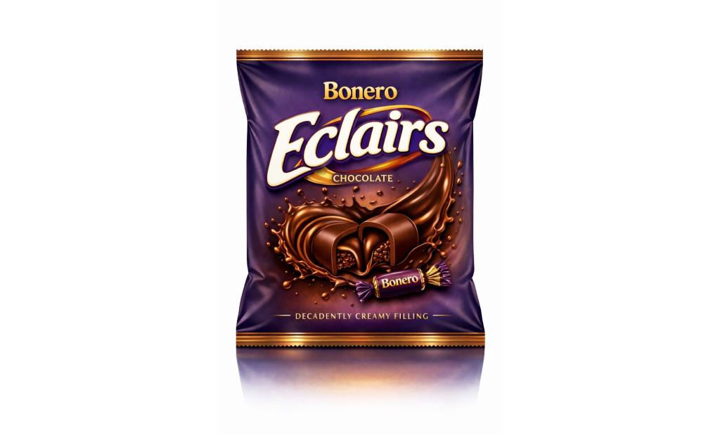 BONERO Éclairs Chocolate – Decadently Creamy Filling