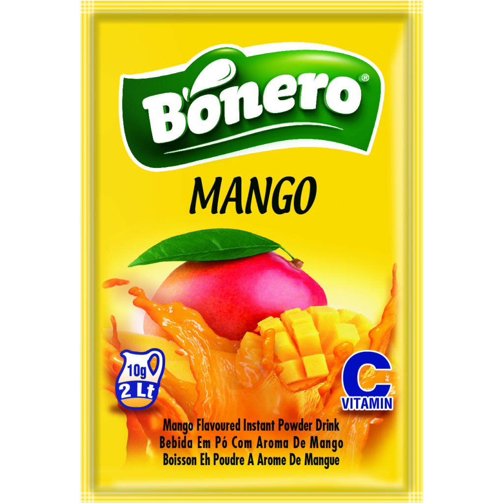 Bonero flavoured instant powder drink mango– 10gr/2L  sachets 