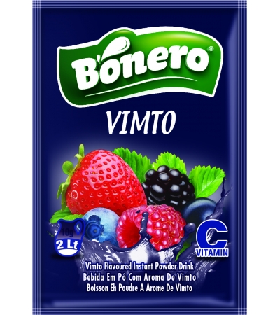 Bonero flavoured instant powder drink vimto– 10gr/2L  sachets 