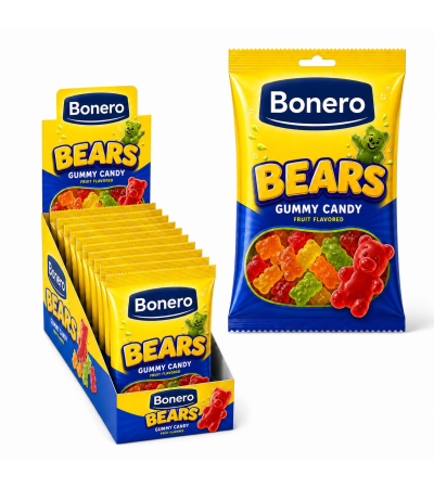 Bonero Bears Gummy Candy 80gr 