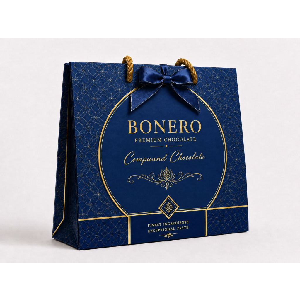 Bonero Blue Gift Bag Box 400gx10