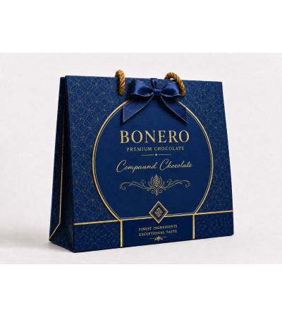 Bonero Blue Gift Bag Box 400gx10