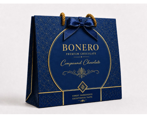 Bonero Blue Gift Bag Box 400gx10