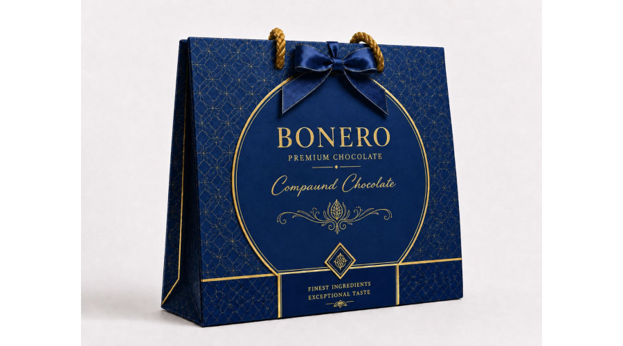 Bonero Blue Gift Bag Box 400gx10