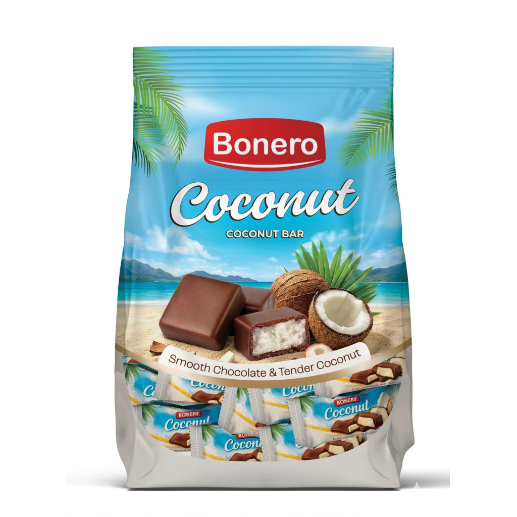 Bonero Coconut Bar 1kg Bag
