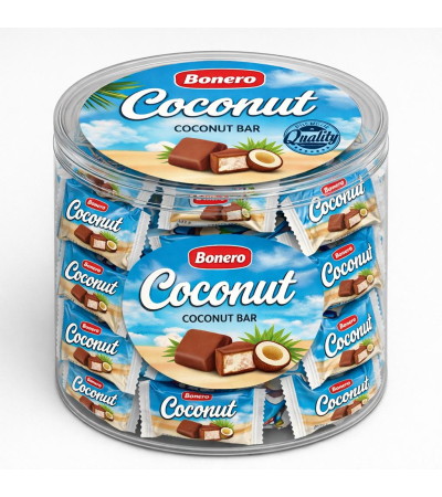 Bonero Coconut Bar 1kg PVC Box