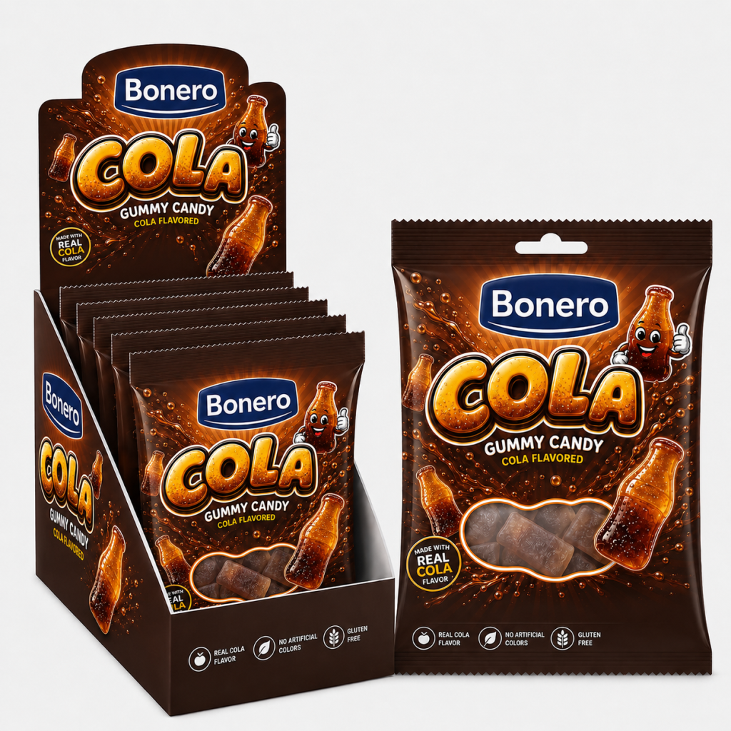 Bonero Cola Gummy Candy 80g